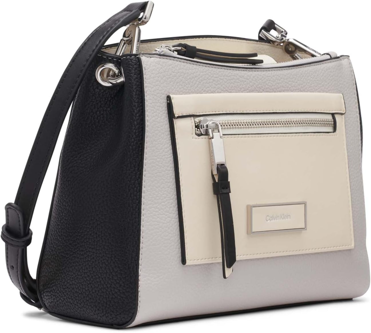 Calvin Klein Bolso bandolera Hadley con tres compartimentos para mujer