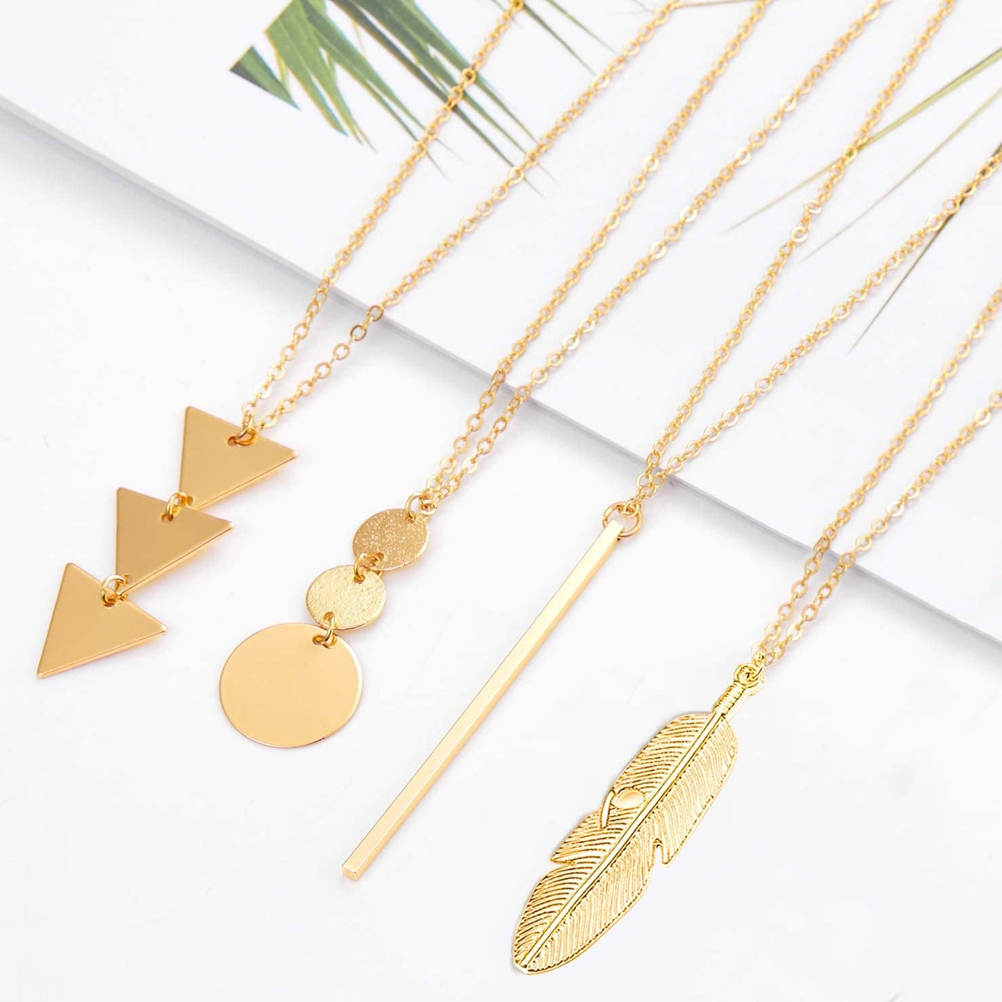 YQZIYOU Collares largos para mujer, collar con colgante de moda, ba...