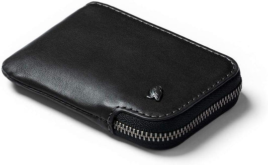 Bellroy - Tarjetero (pequeña cartera de cuero con cremallera, con c...