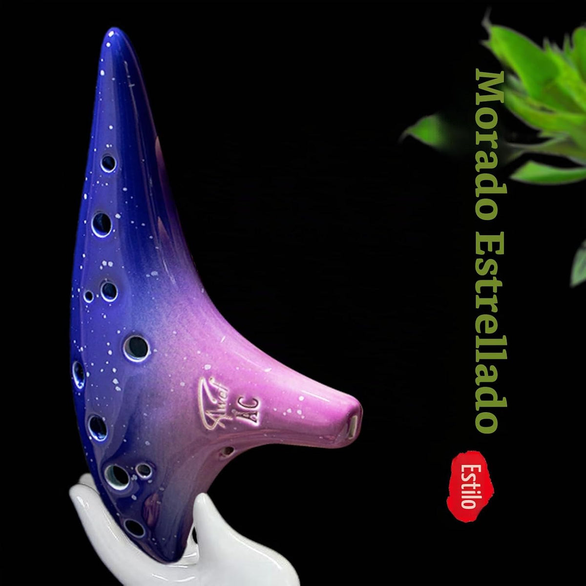 Ocarina \u201COcean Notes\u201D de 12 agujeros, forma de batata, he...