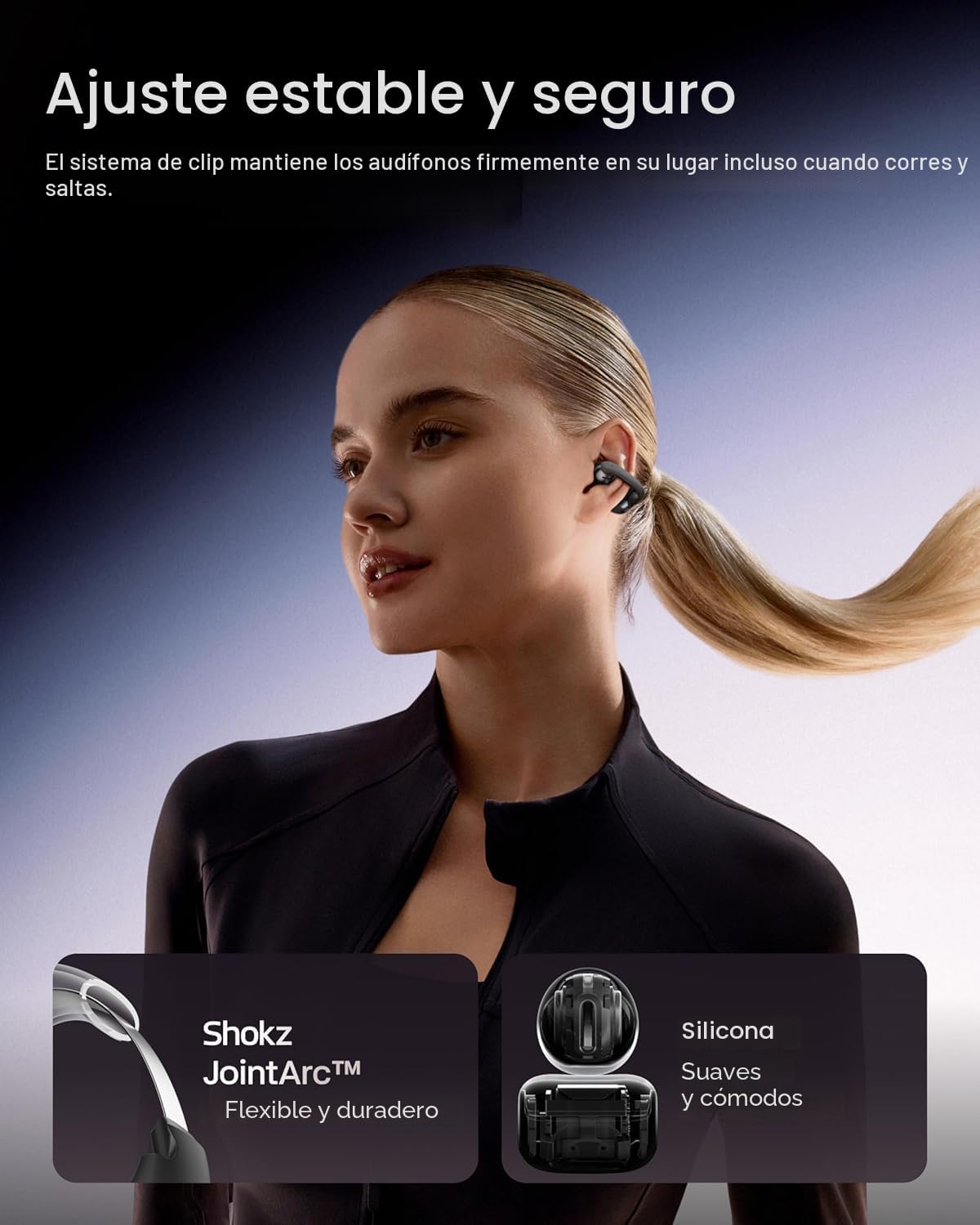 SHOKZ OpenDots ONE - Auriculares de oído abierto, Auriculares de cl...