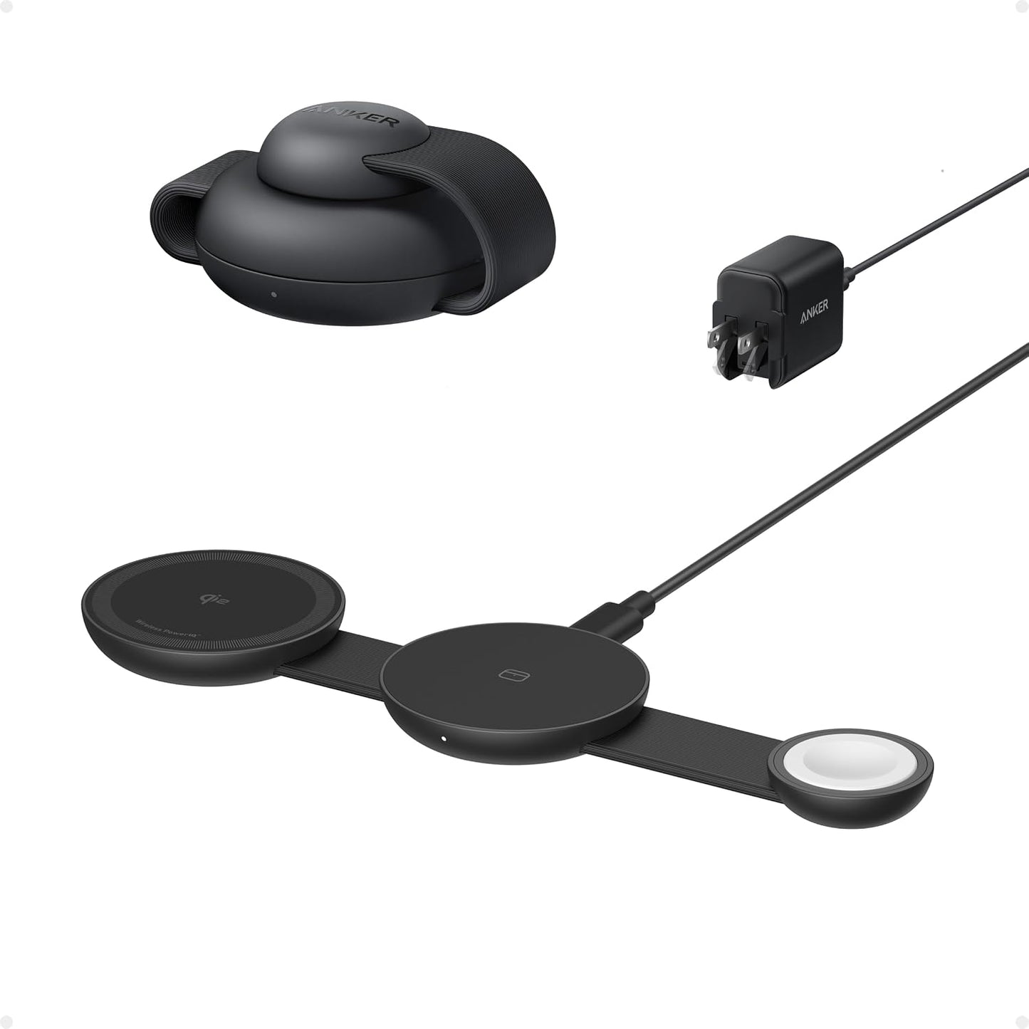 Anker MagSafe Compatible MagGo UFO 3 en 1 Cargador, Estación de Car...