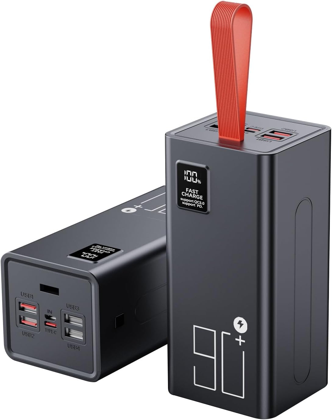 Banco de energía de alta capacidad de 90000 mAh, cargador portátil...