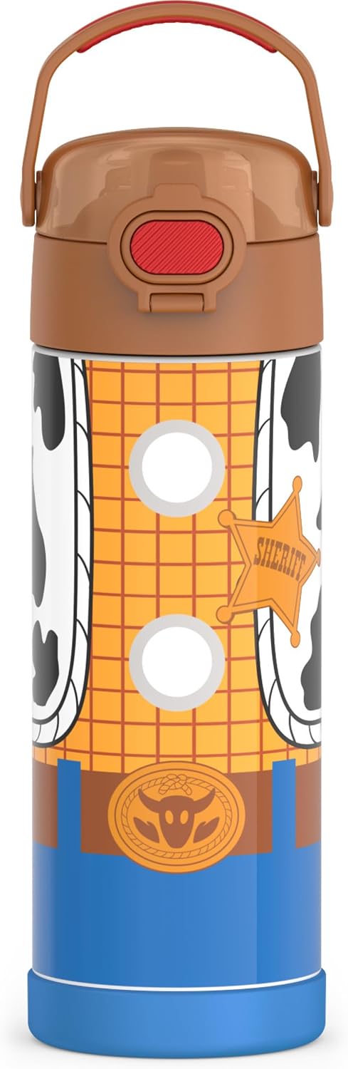 THERMOS FUNTAINER - Botella aislada al vacío de acero inoxidable de...