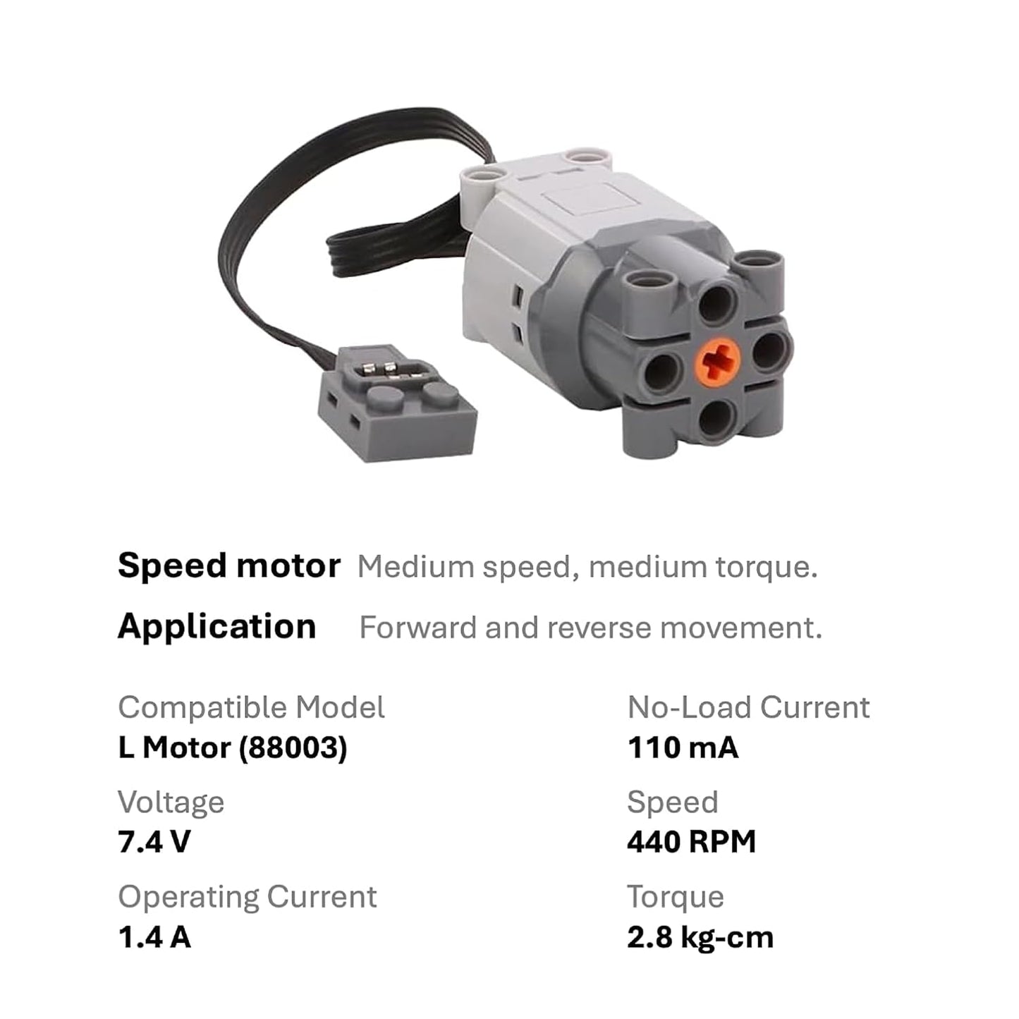 Kit de arranque de motor de 5 piezas compatible con LEGO: incluye M...