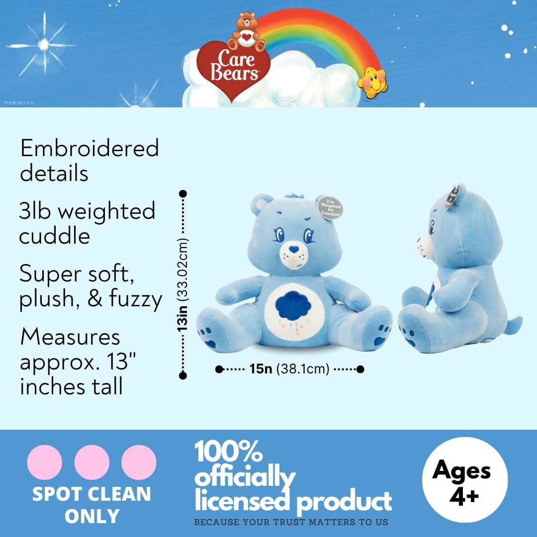 Franco Calm Care Bears Grumpy Bear Bedding - Ropa de cama súper sua...