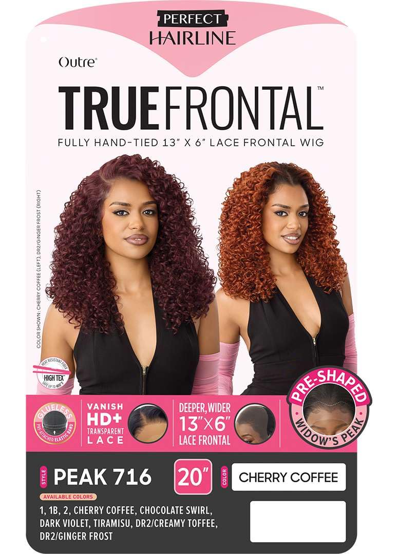 Outre Peluca de encaje frontal - Línea perfecta de cabello 13 x 6 -...