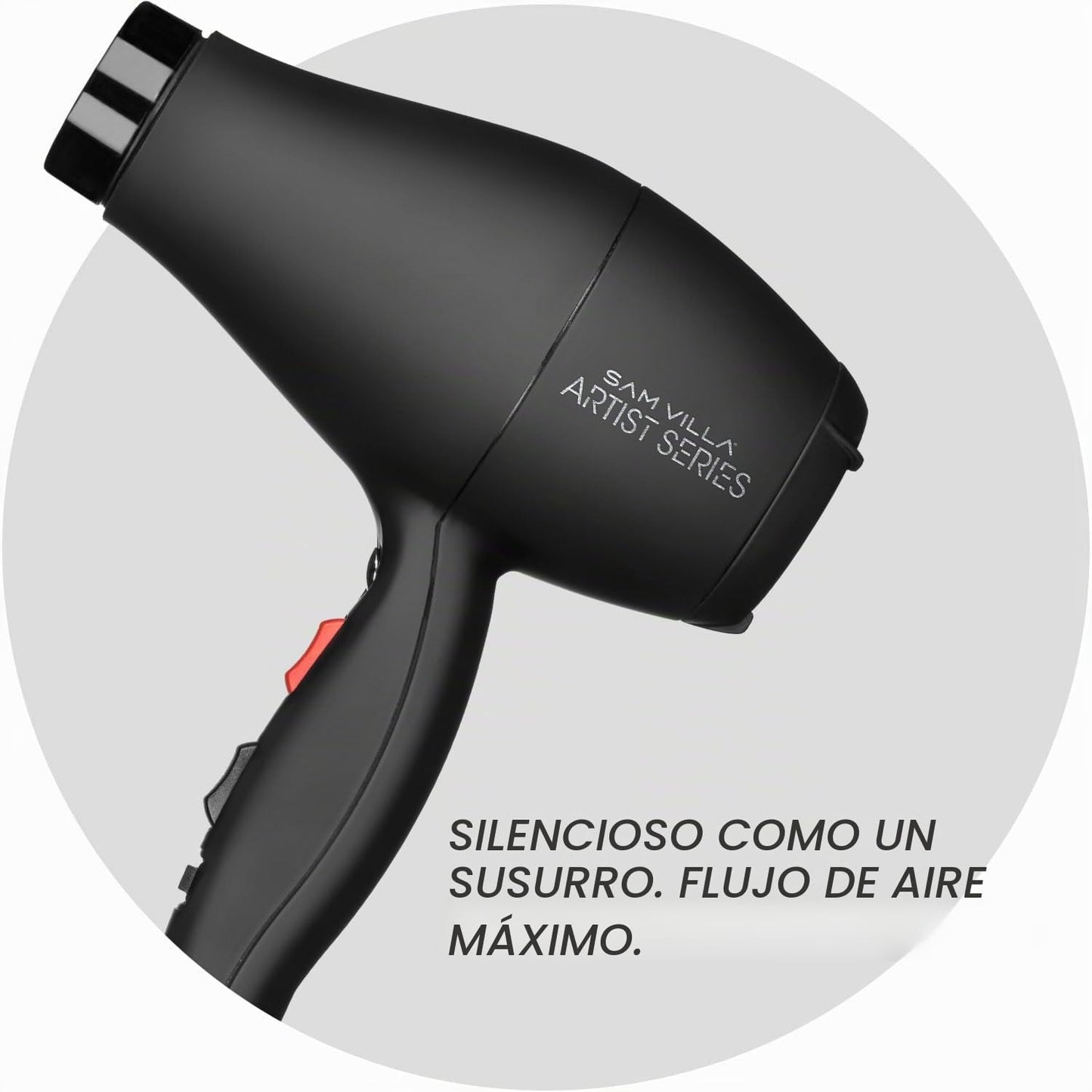 Sam Villa Artist Series - Secador de pelo profesional iónico ligero...
