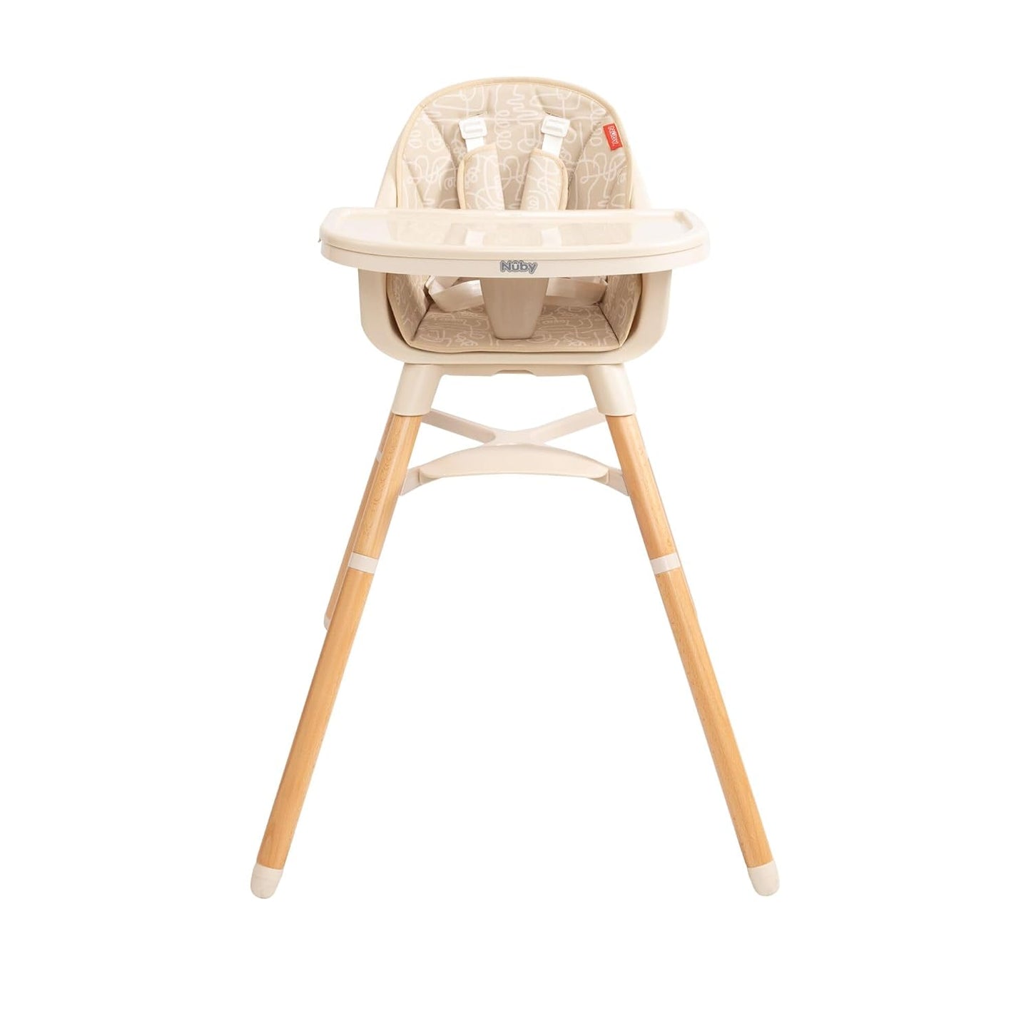 Nuby - Silla alta multiusos 4 en 1 | Beige