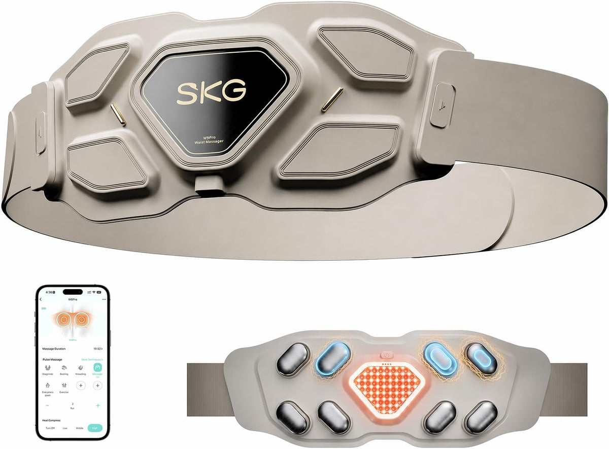 SKG W9 Pro FSA Masajeador de espalda baja para aliviar la tensión d...