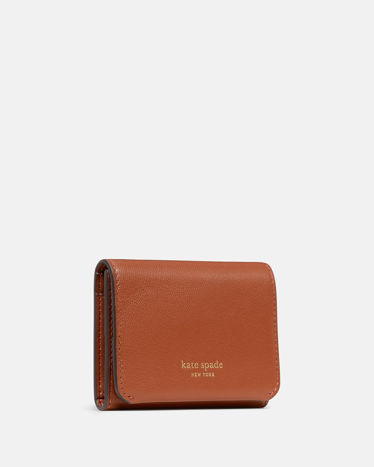 Kate Spade New York Tarjetero de cuero esmaltado Halo Cartera triple