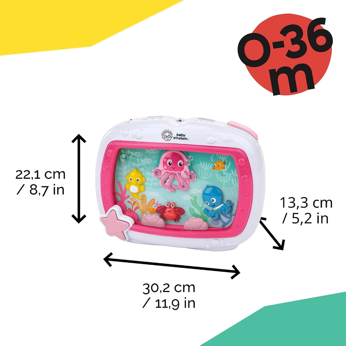 Baby Einstein Sea Dreams Soother - Juguete musical calmante para cu...