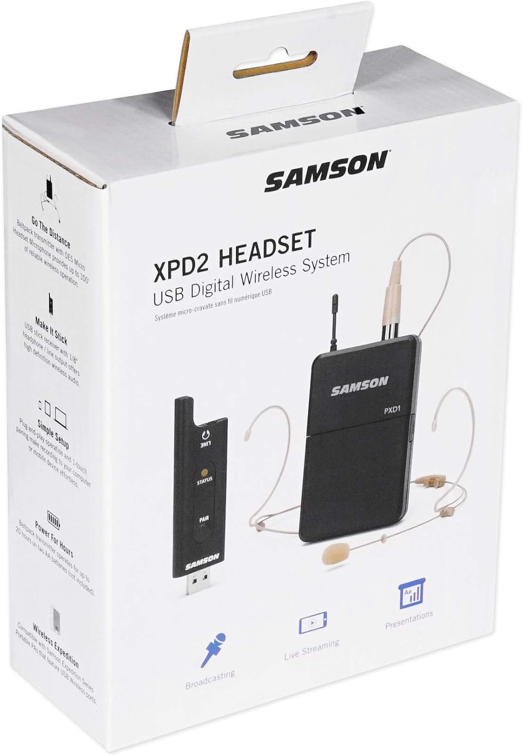 SAMSON XPD2 - Sistema inalámbrico USB para auriculares
