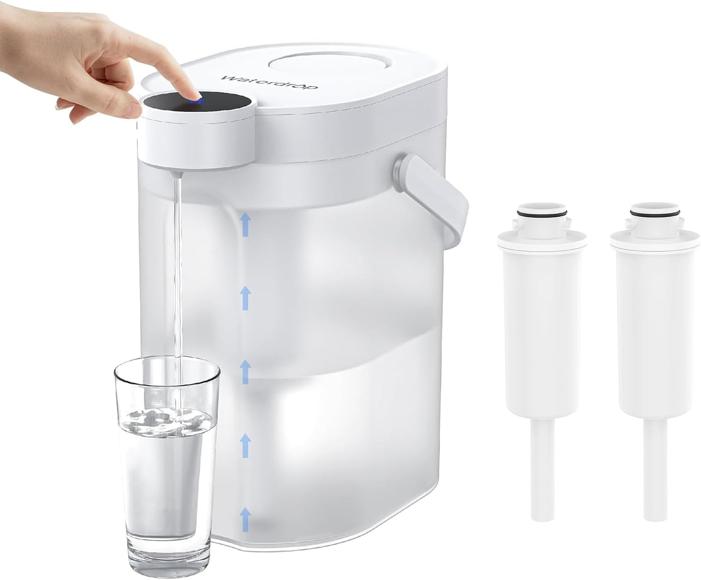 Waterdrop FreshTaste - Jarra con filtro de agua instantáneo de 17 t...