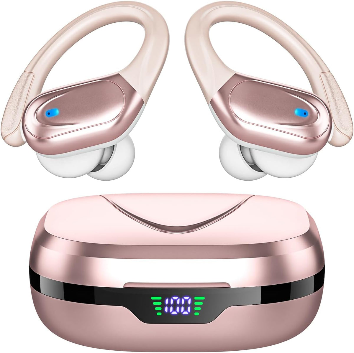 HAOYUYAN Auriculares inalámbricos, auriculares deportivos Bluetooth...
