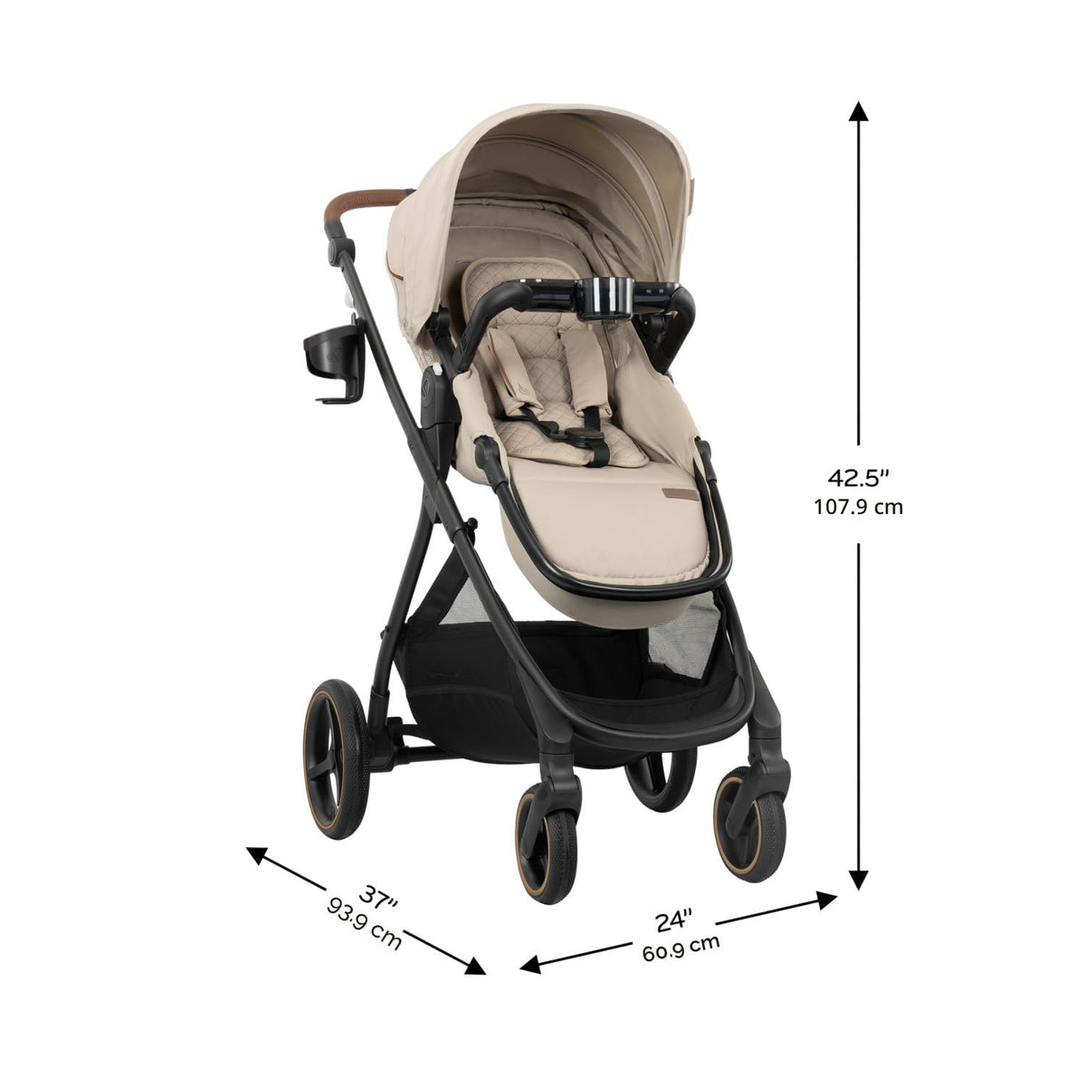 Evenflo Shyft Intuiti+ Cochecito con tela verde y suave | 6 modos d...