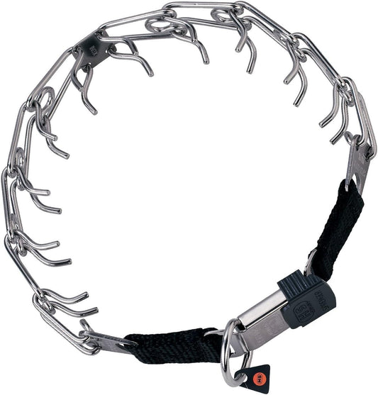 Herm Sprenger Collar de entrenamiento para perros de acero inoxidab...