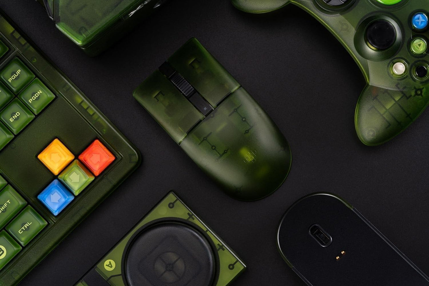 8BitDo Retro R8 Mouse con sensor óptico PAW 3395 DPI 26K, ratón ina...