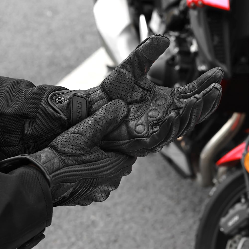 Guantes de motocicleta para hombre, protección para pantalla táctil...