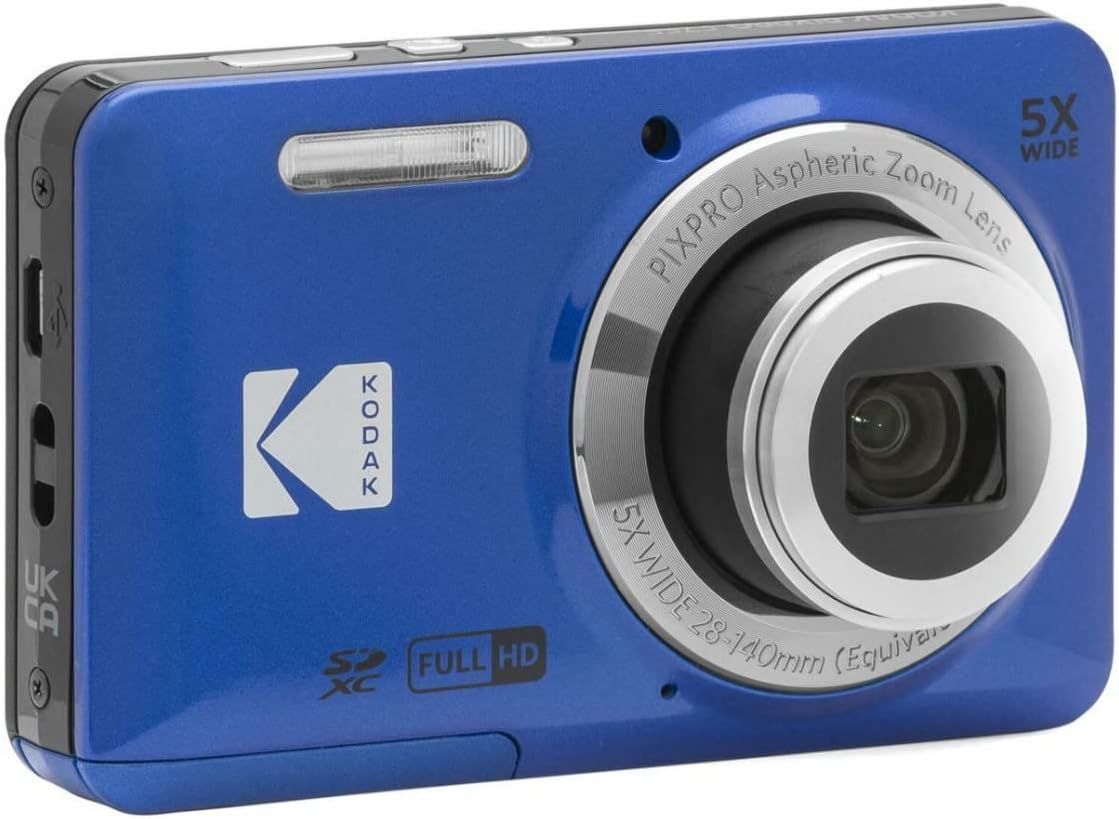 Kodak PIXPRO Friendly Zoom FZ55-BL - Paquete de cámara digital de 1...