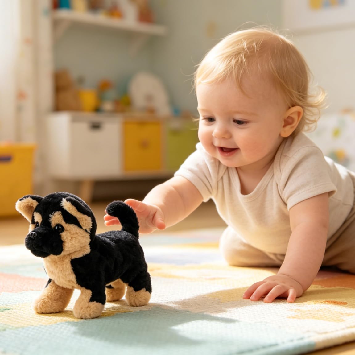 Hopearl Juguete electrónico interactivo interactivo de peluche para...