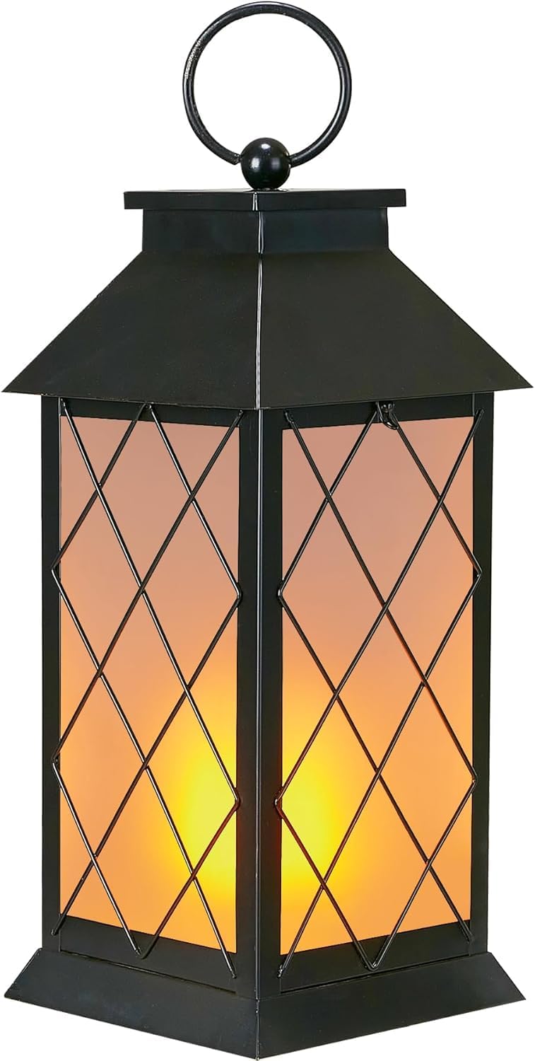 anyperfect - Faroles solares de 18 pulgadas para exteriores, imperm...