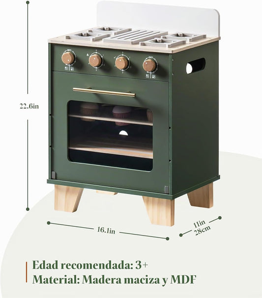 ROBOTIME Horno de Juguete de Madera Juego de Cocina de Juego, Juego...