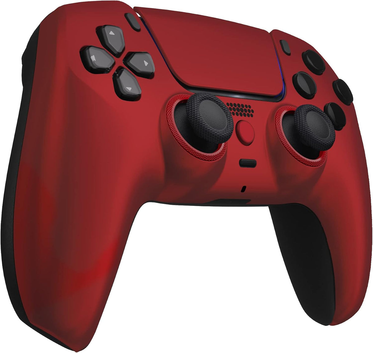 eXtremeRate Luna Rediseñado Rojo Escarlata Carcasa Frontal Touchpad...