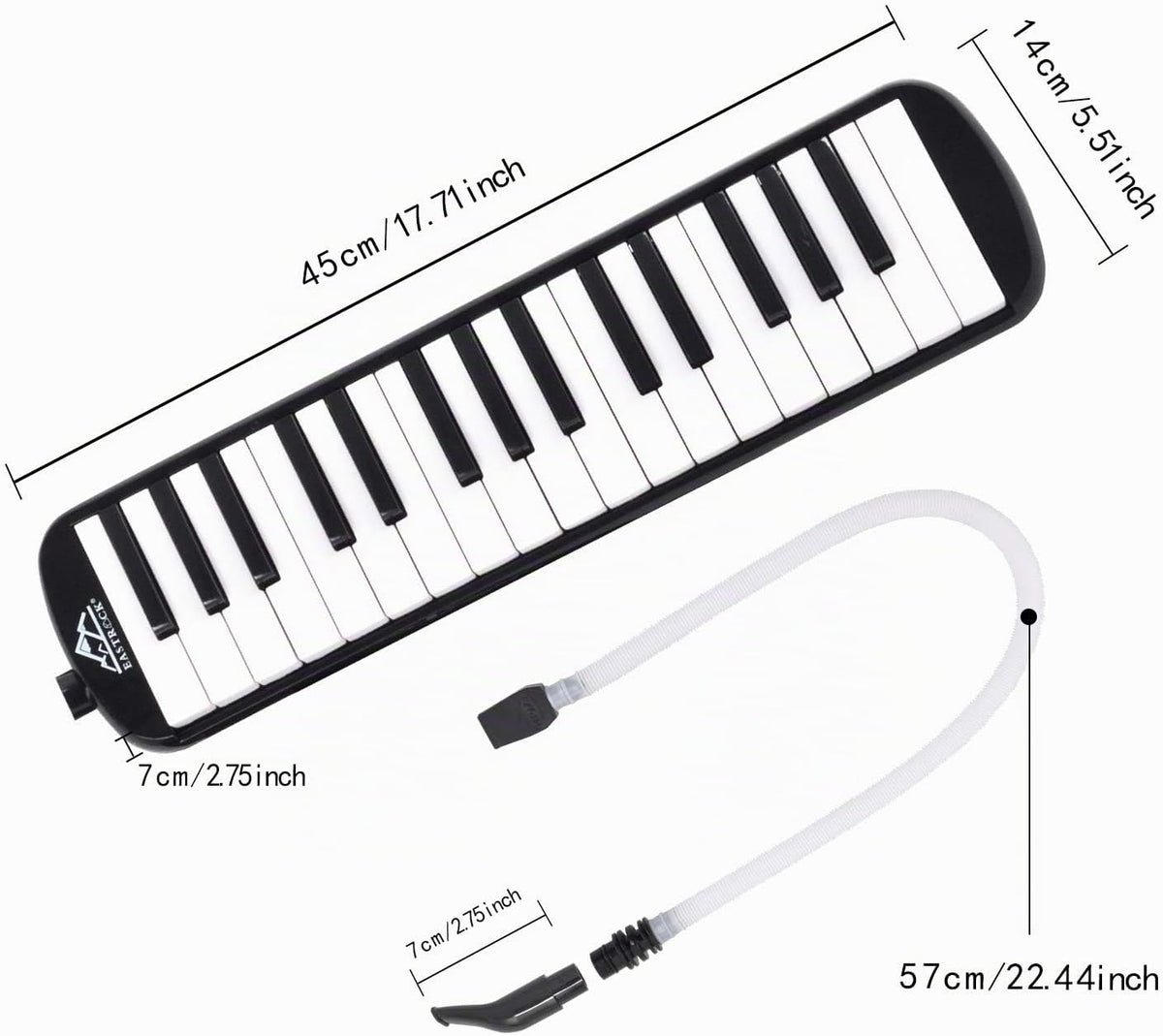 EASTROCK Instrumento de Melodica de 32 Teclas, Piano de Teclado de...