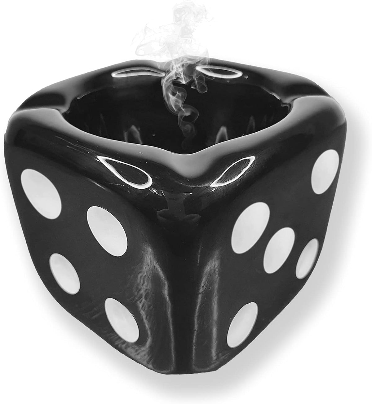 Jeuristic Ceniceros para Cigarrillos Dados Cenicero - Negro | Cenic...