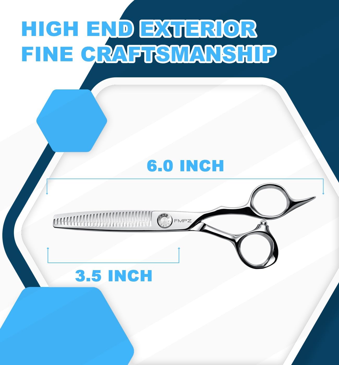 Tijeras profesionales para adelgazar el cabello, tijeras texturizan...