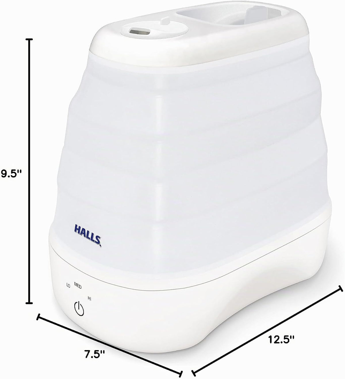 Crane x HALLS Humidificador plegable de niebla fría para dormitorio...