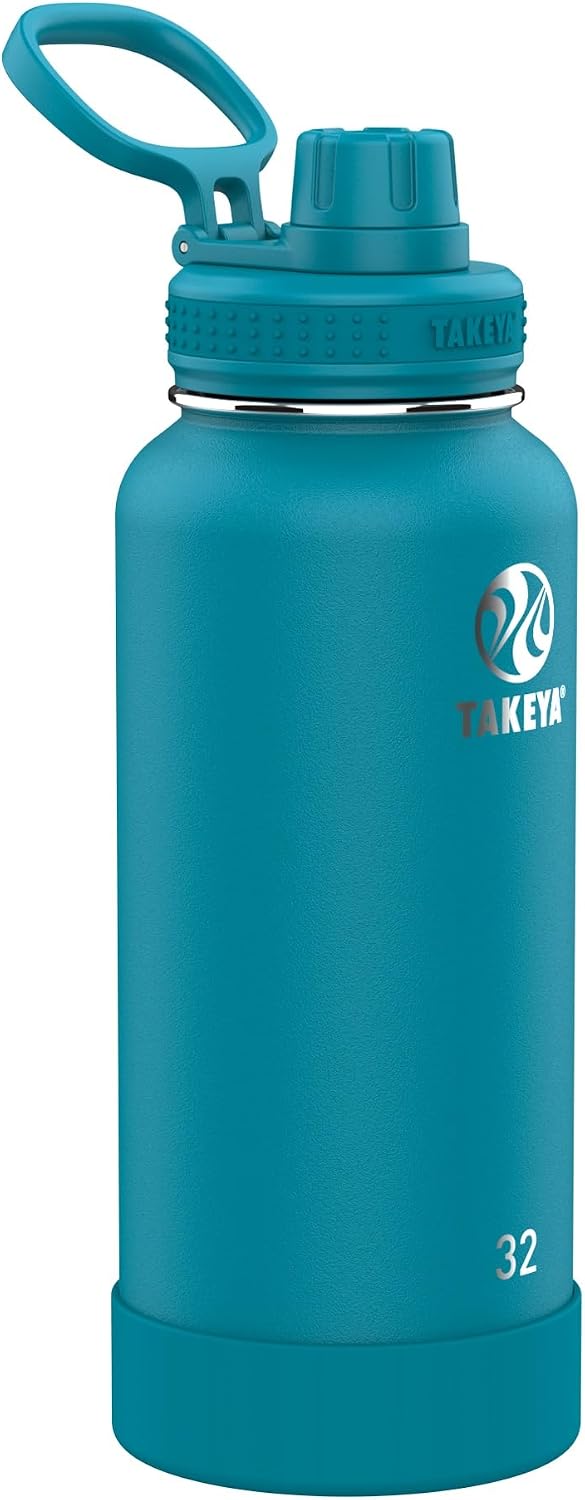 Takeya Actives - Botella de agua de acero inoxidable, con aislamien...