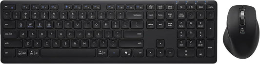 Combinación de teclado y mouse inalámbricos, multidispositivo, sile...