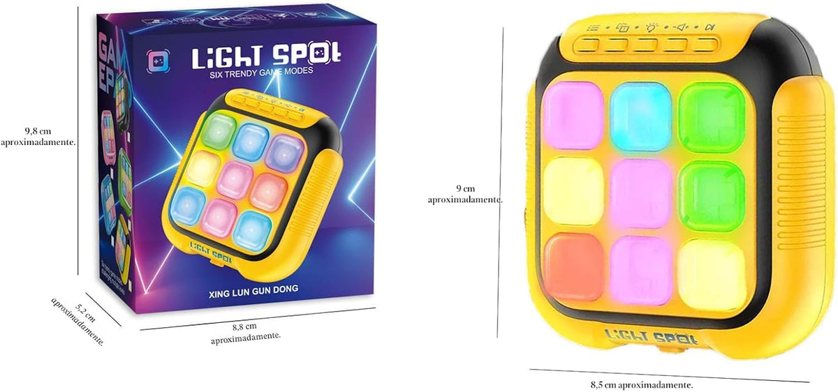CIZOSYU Juego electrónico de mano Tic Tac Toe - Consola de rompecab...