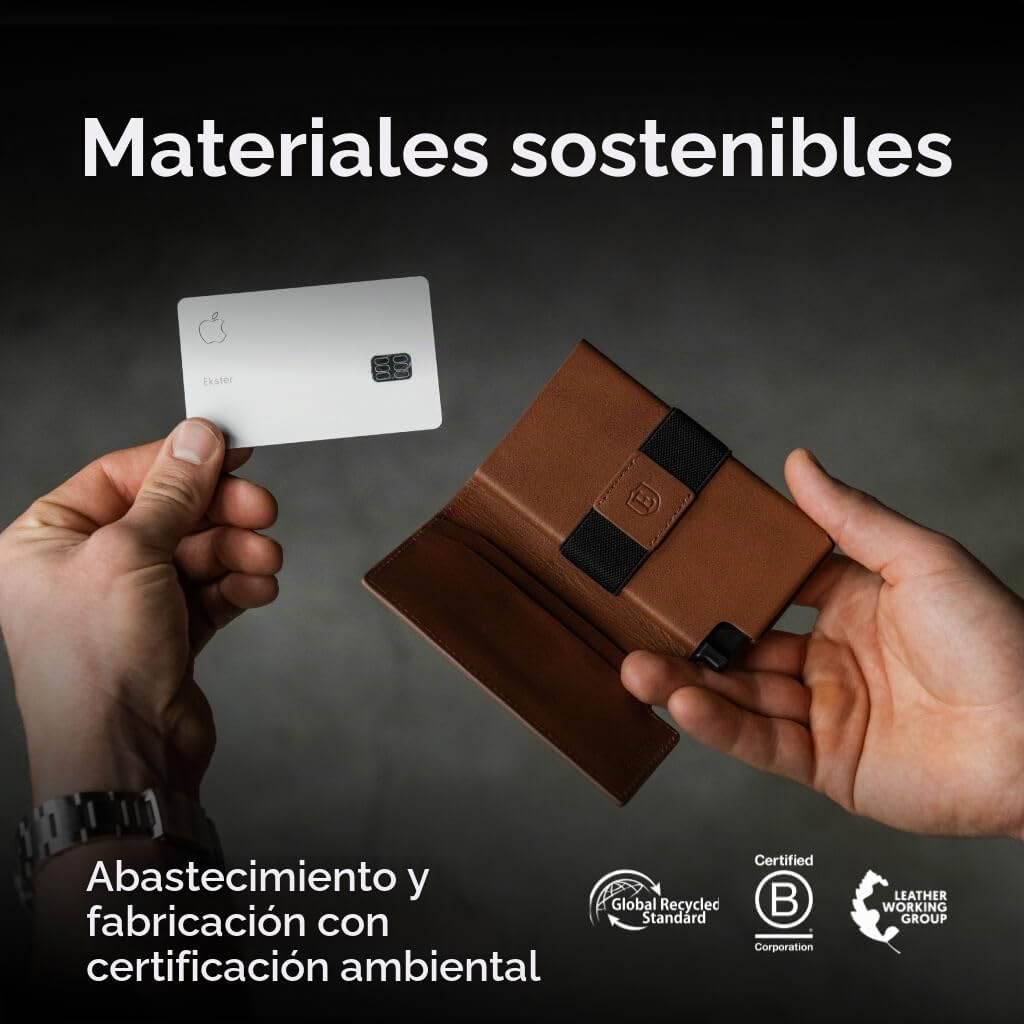Ekster - Cartera desplegable Parliament para hombres - Cartera con...