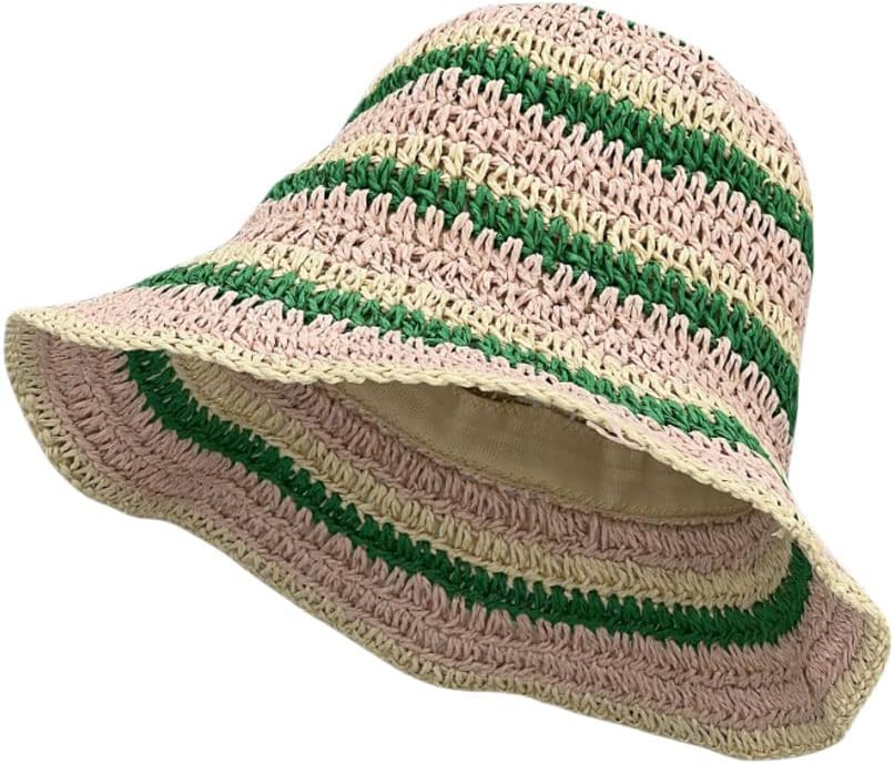 WITHMOONS Sombrero plegable del cubo del bolo del verano del ganchi...