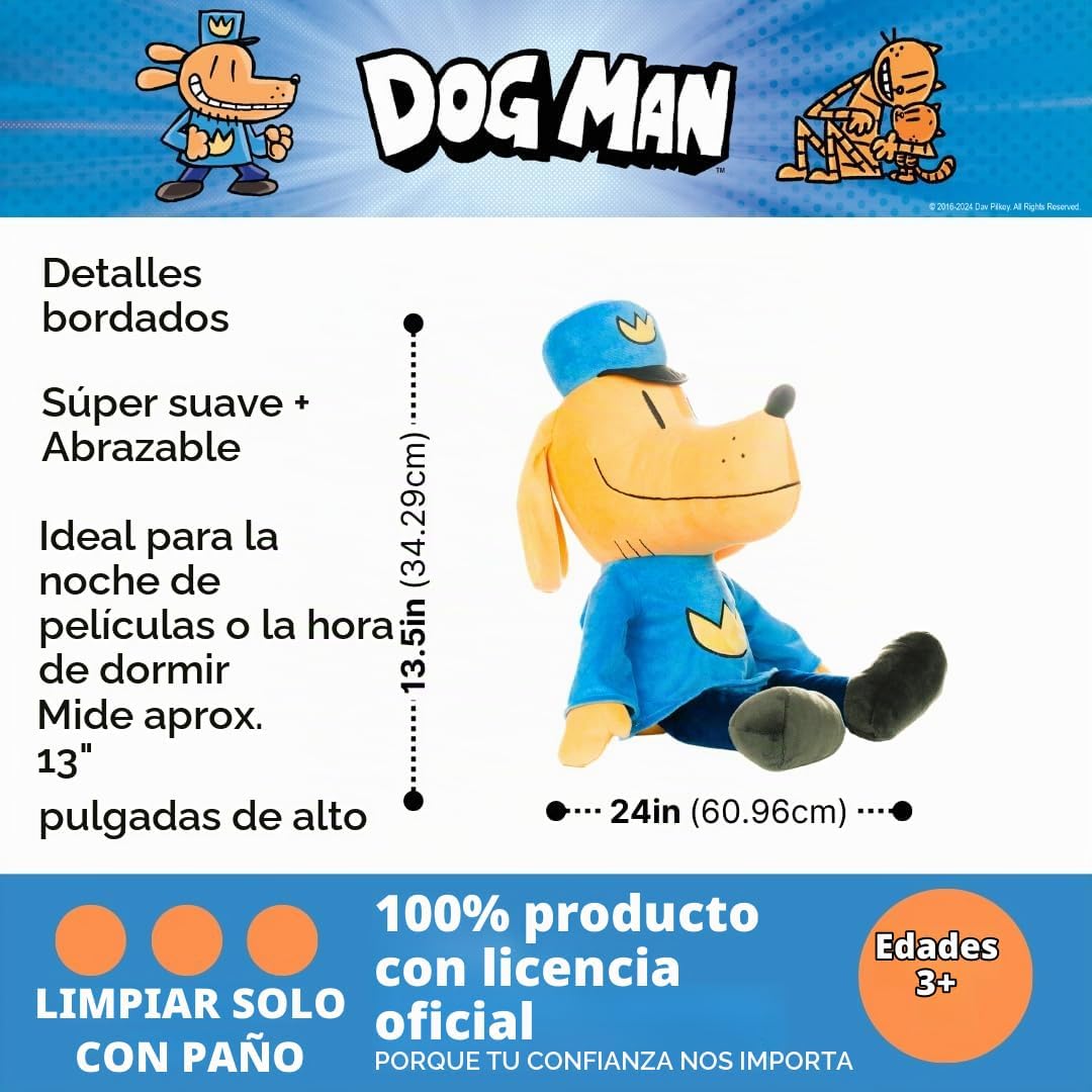 Coleccionables Dog Man Supa Comic Bedding Almohada Súper Suave y Ac...