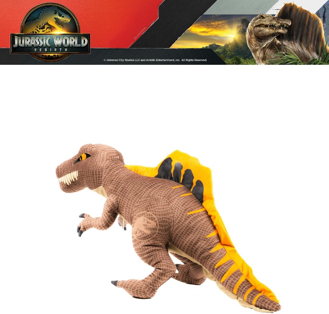 Jurassic World Rebirth Almohada de Abrazo Spinosaurus, Ropa de Cama...