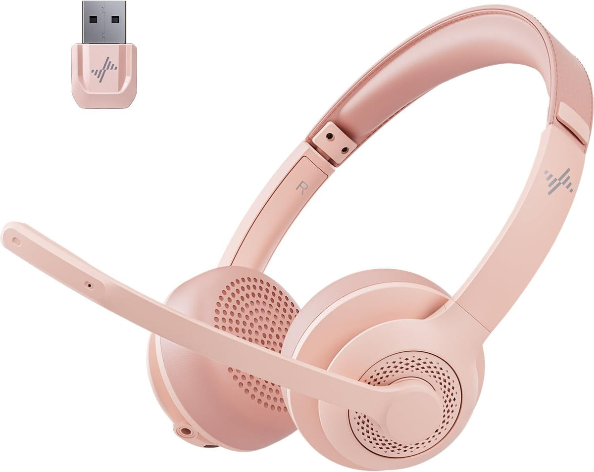 JIAMQISHI Auriculares inalámbricos con micrófono con cancelación de...