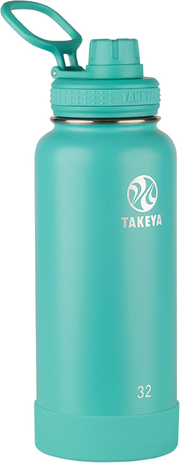 Takeya Actives - Botella de agua de acero inoxidable, con aislamien...