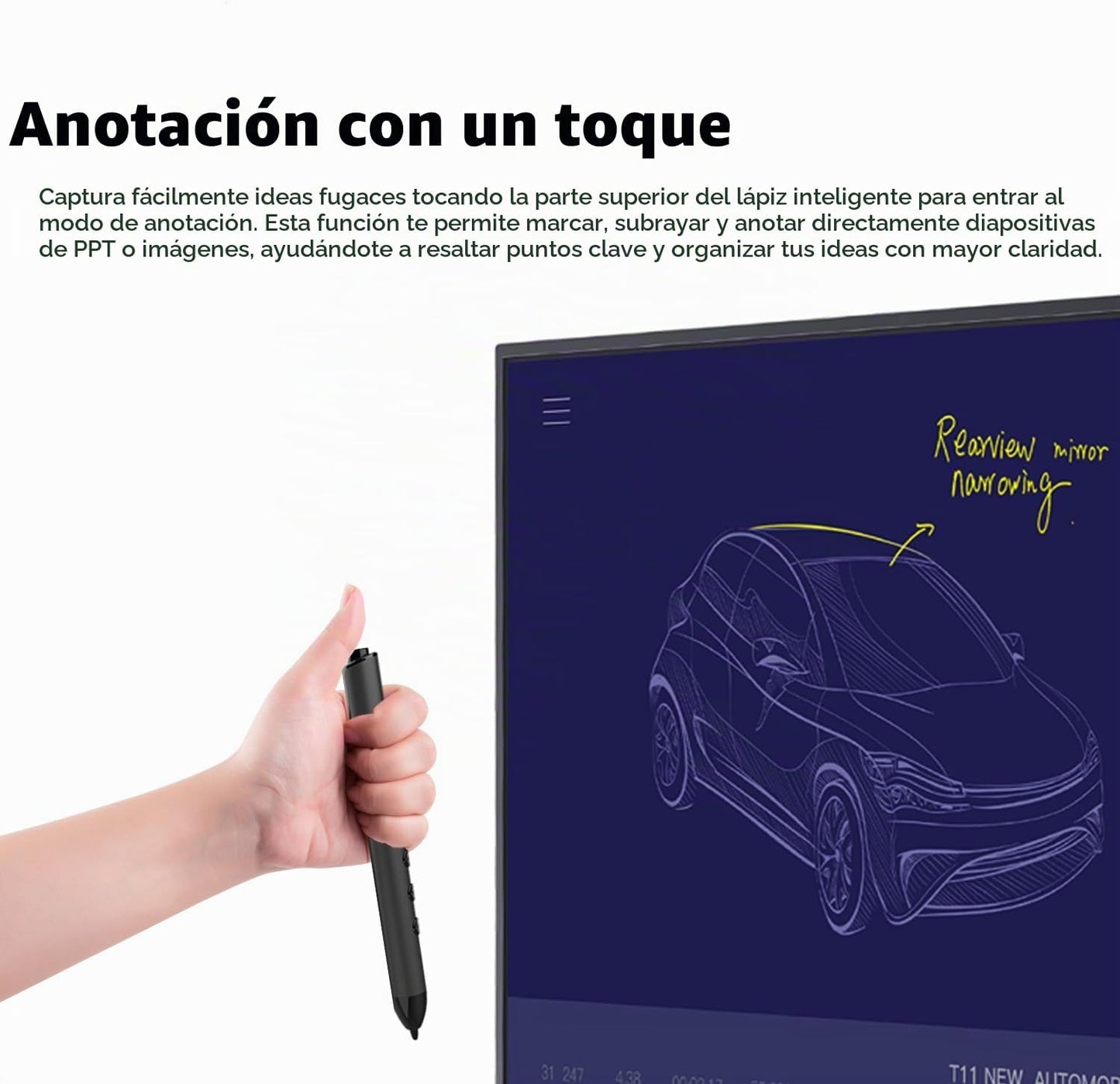 HORION Lápiz óptico para pantallas táctiles, punta de precisión, co...