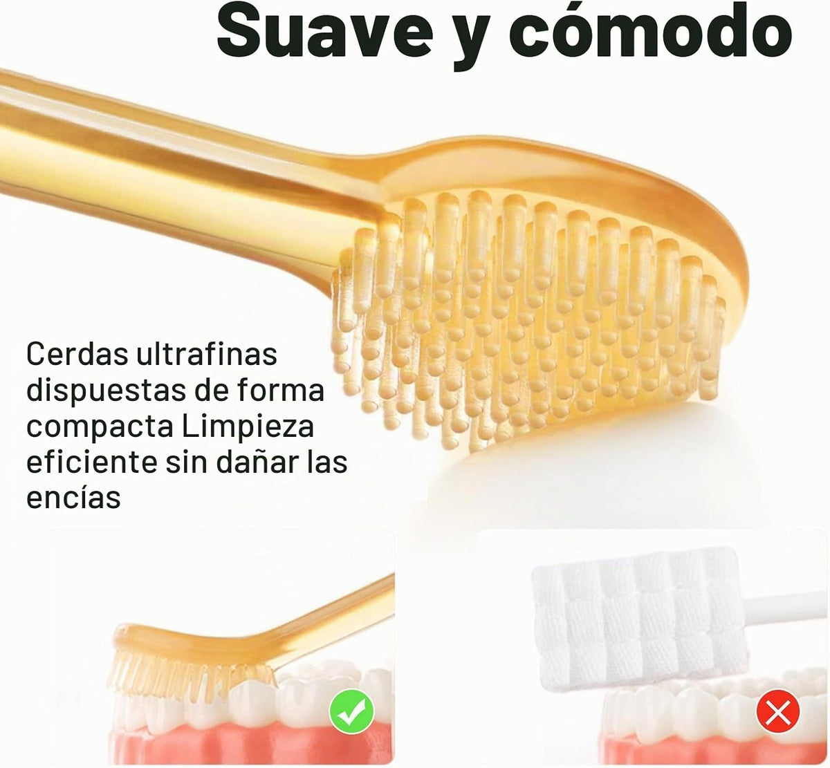 Phanpy Limpiador de lengua y cepillo de dientes de silicona para be...