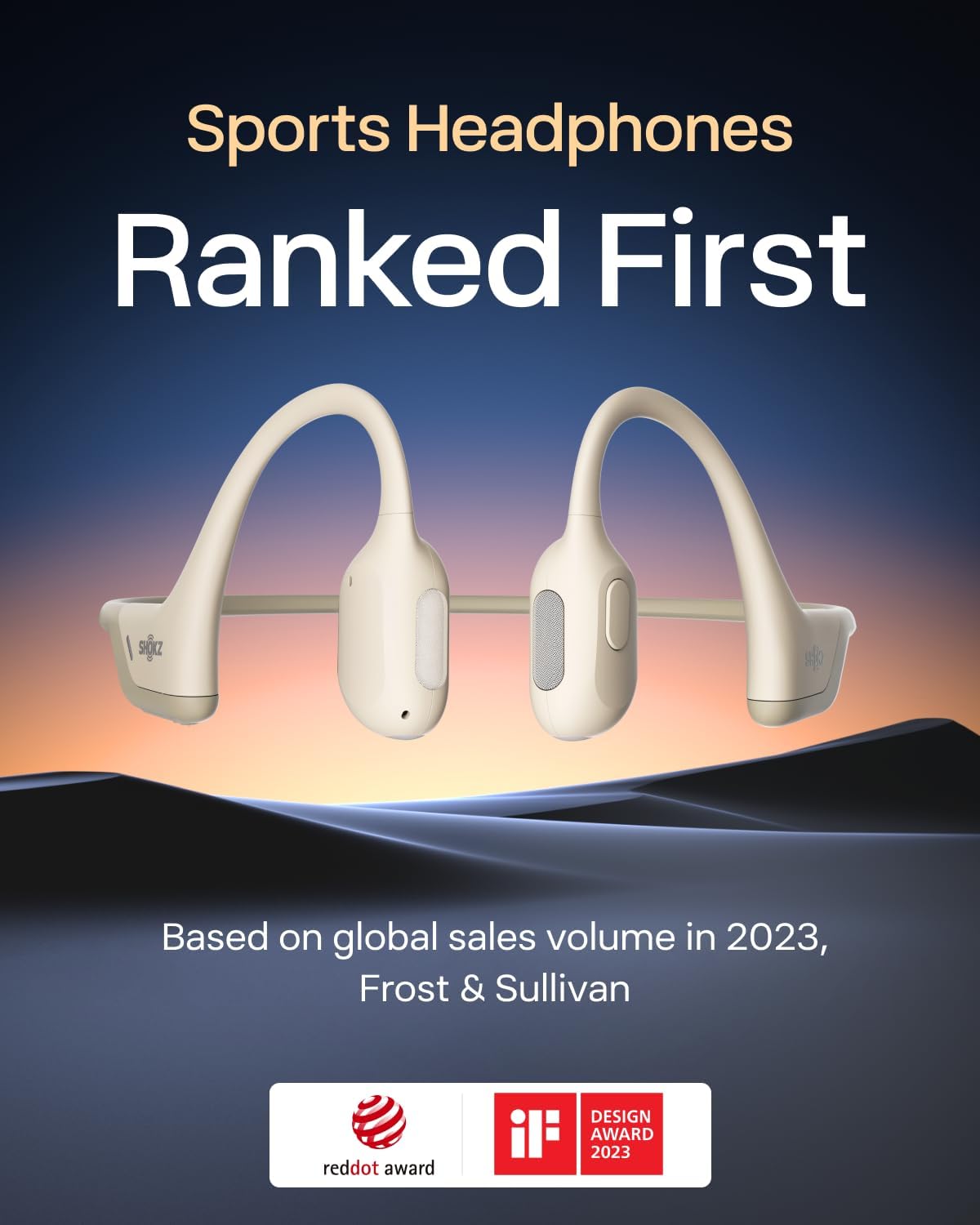 SHOKZ OpenRun Pro Mini-- Auriculares de conducción ósea con Bluetoo...