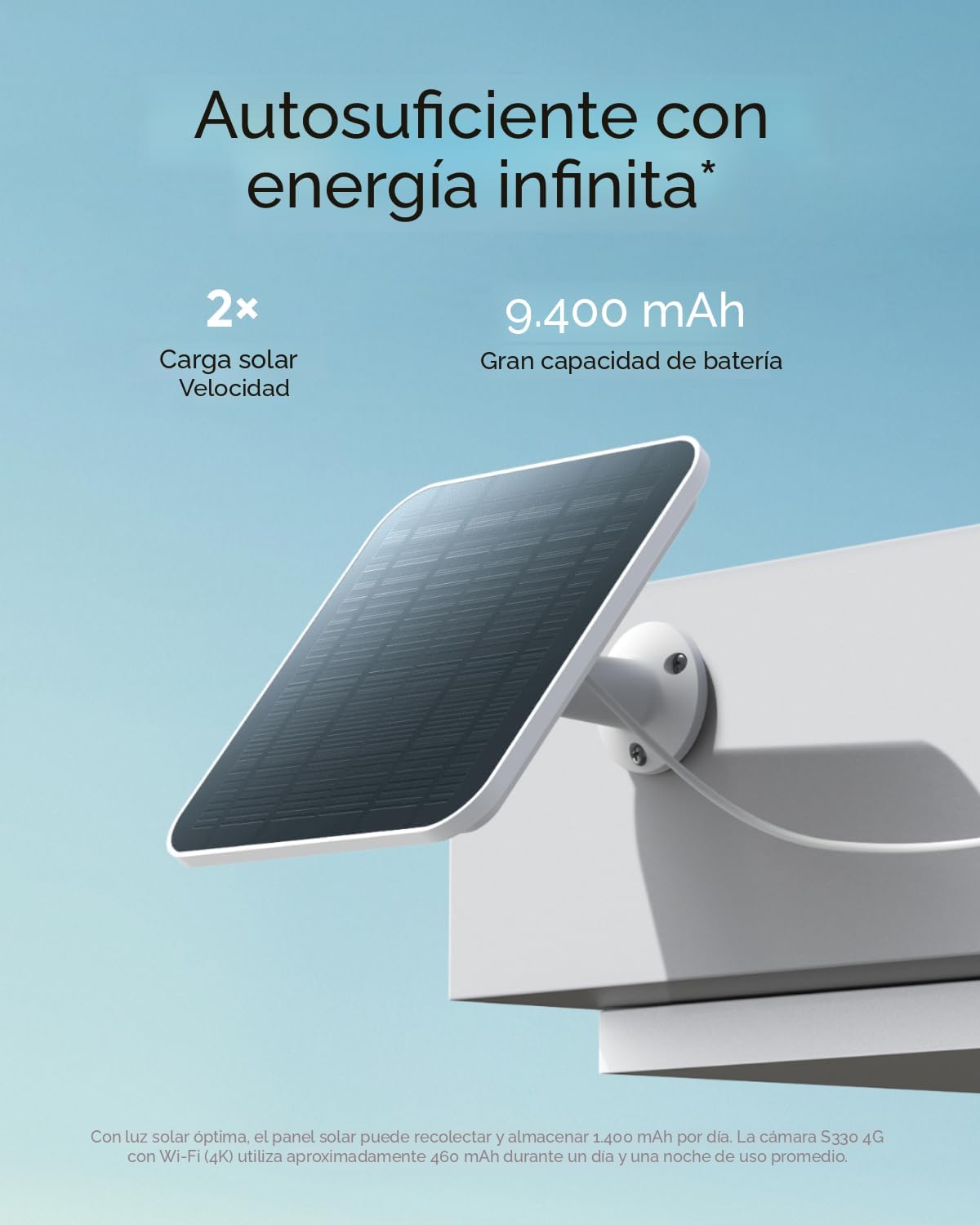 eufy Security Cámara 4G LTE S330, cámaras de seguridad solar celula...