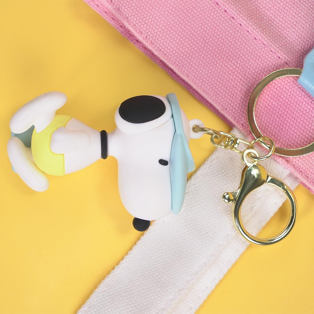 MINISO Snoopy Llavero Colección de Dijes para Bolsa Peanuts Lindo D...
