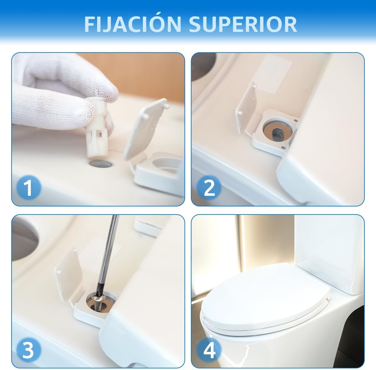 Asiento de inodoro redondo con asiento integrado para niños pequeño...