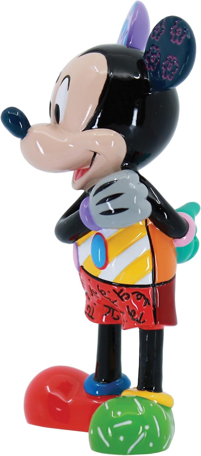 Enesco Disney Britto Mickey Mouse - Figura en miniatura plegada con...