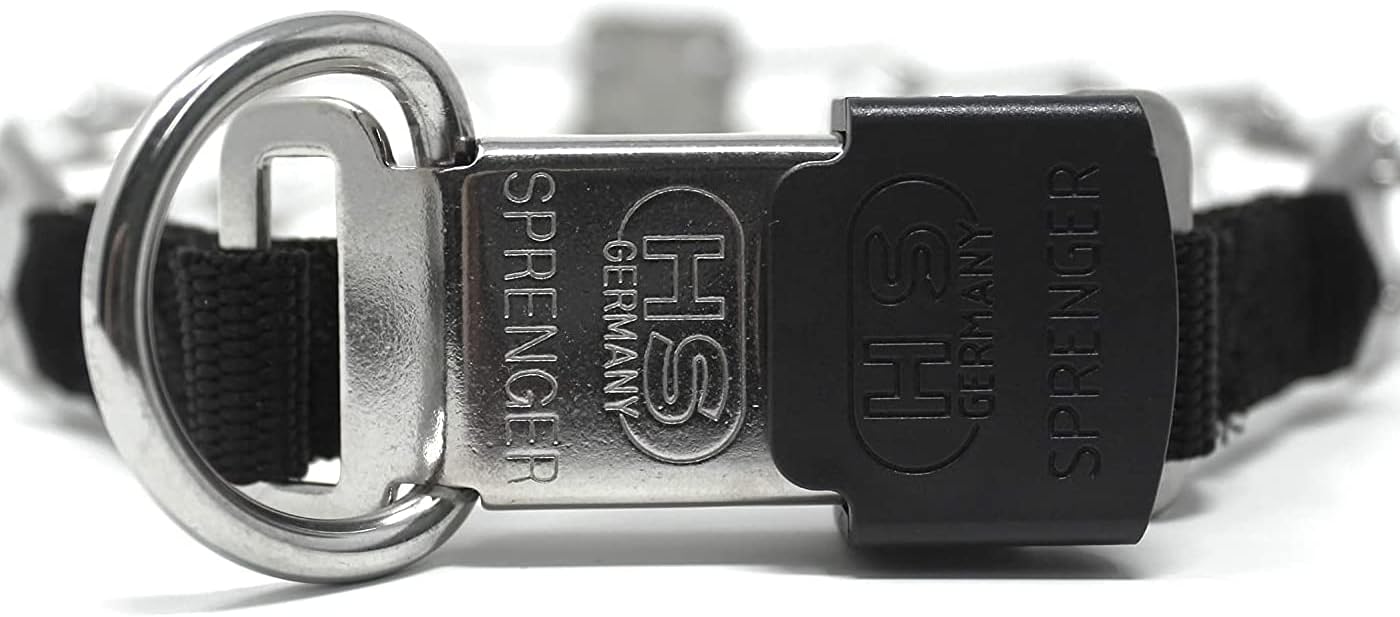 Herm Sprenger Collar de entrenamiento para perros de acero inoxidab...