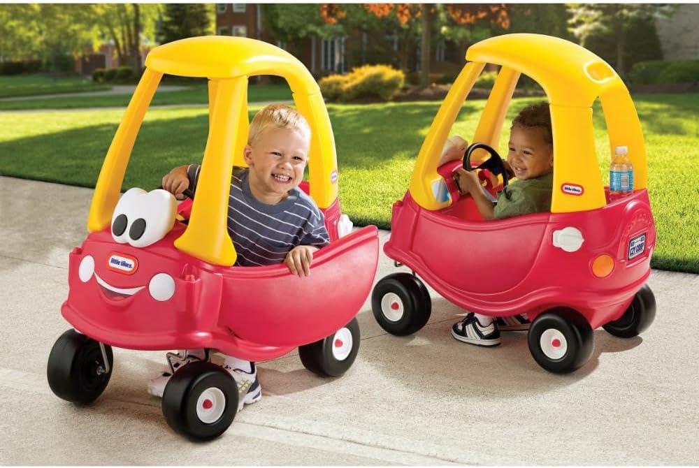Little Tikes \u2013 Cosy Coupe 30th Anniversary coche, Sin armar, Rojo